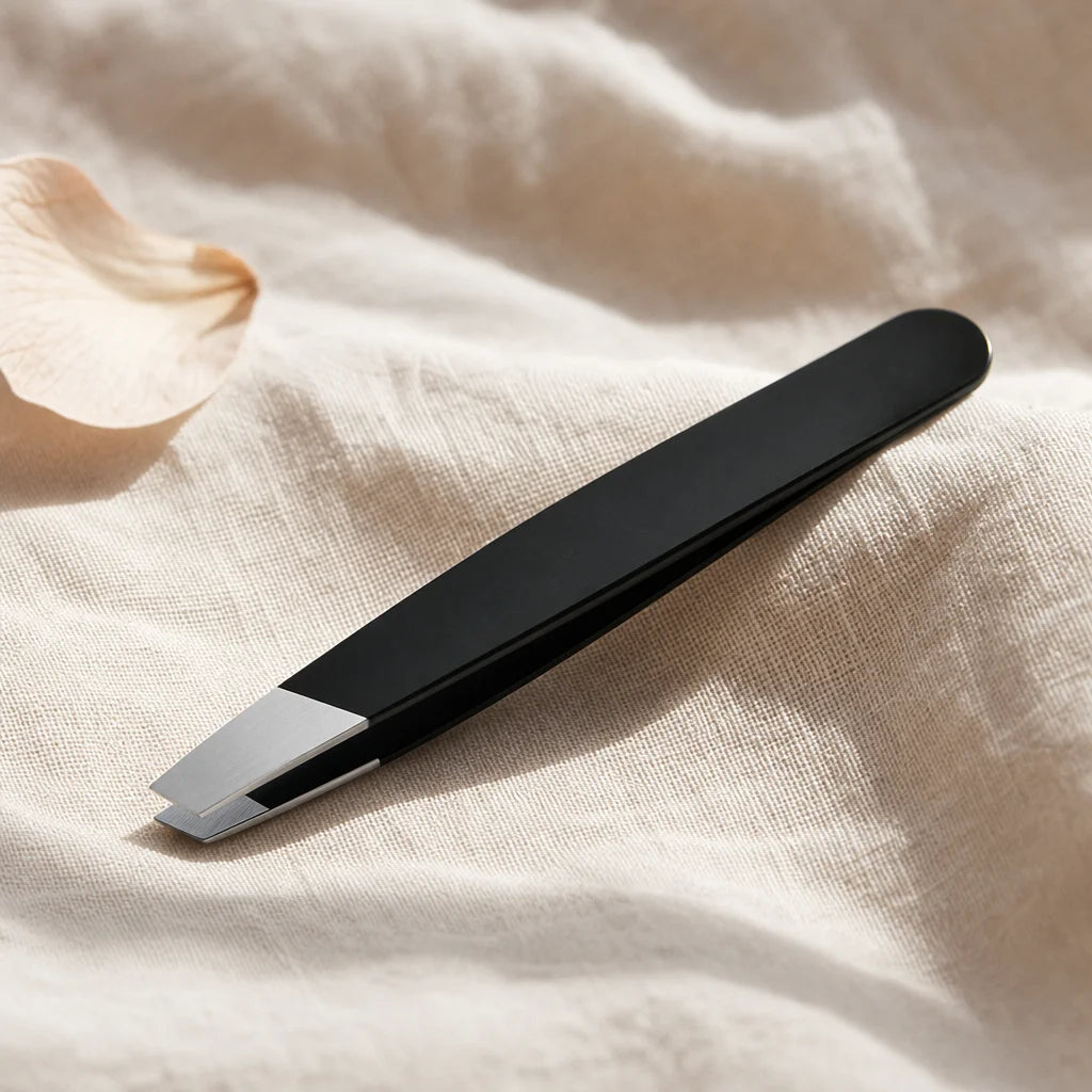 Stainless Steel Precision Eyebrow Tweezers