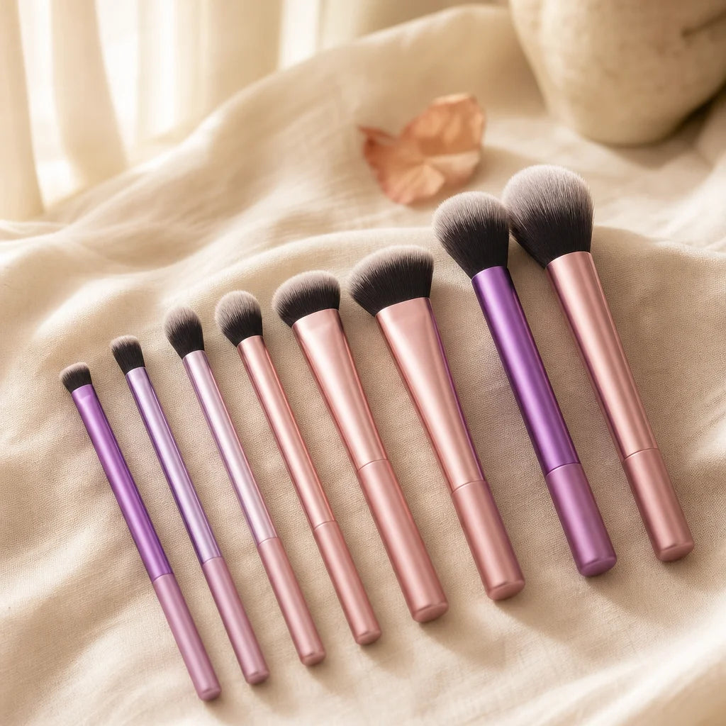 8-Piece Synthetic Makeup Brush Set