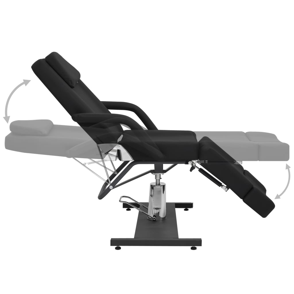 Adjustable Beauty Treatment Chair - Black