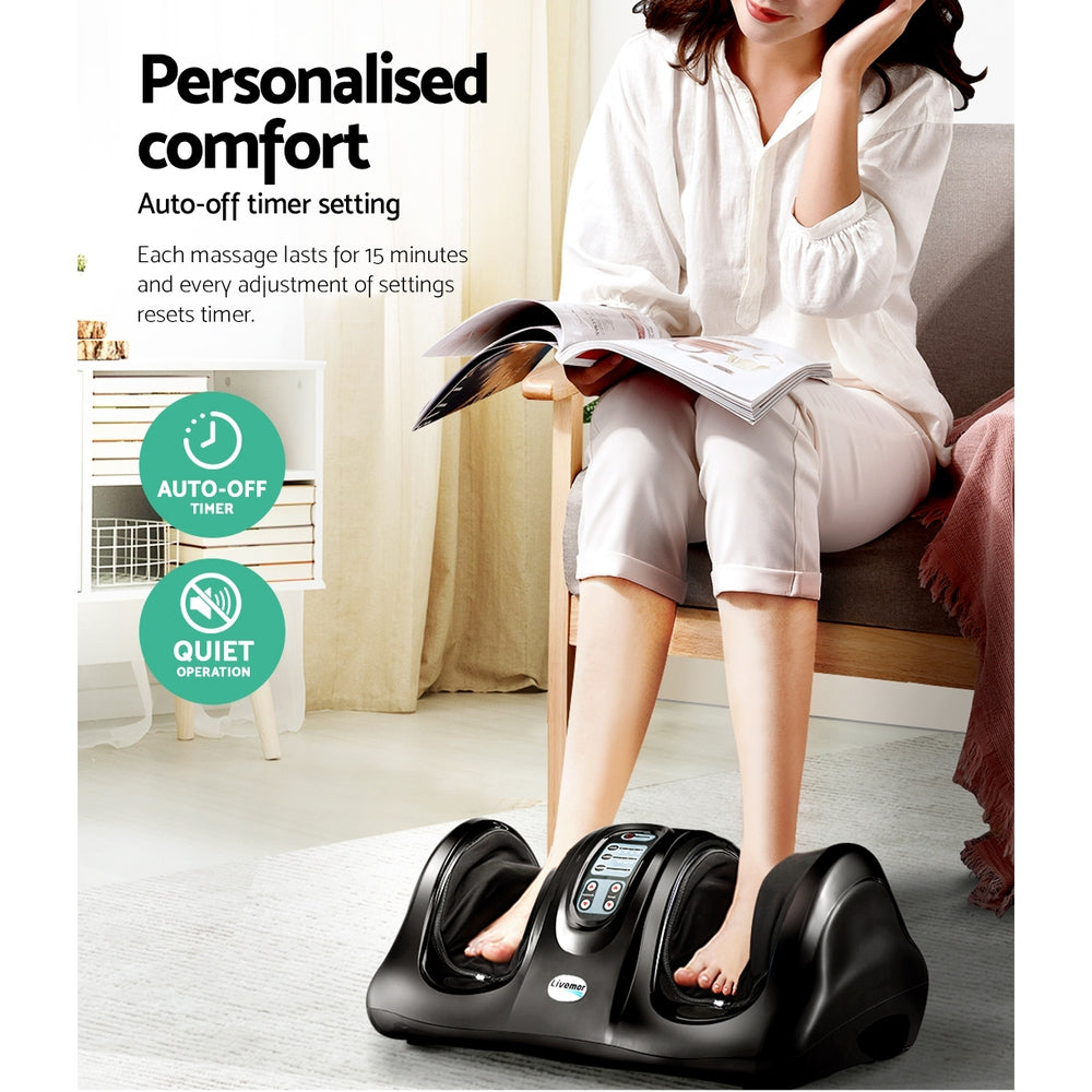 Livemor Leg, Calf & Foot Massager - Black