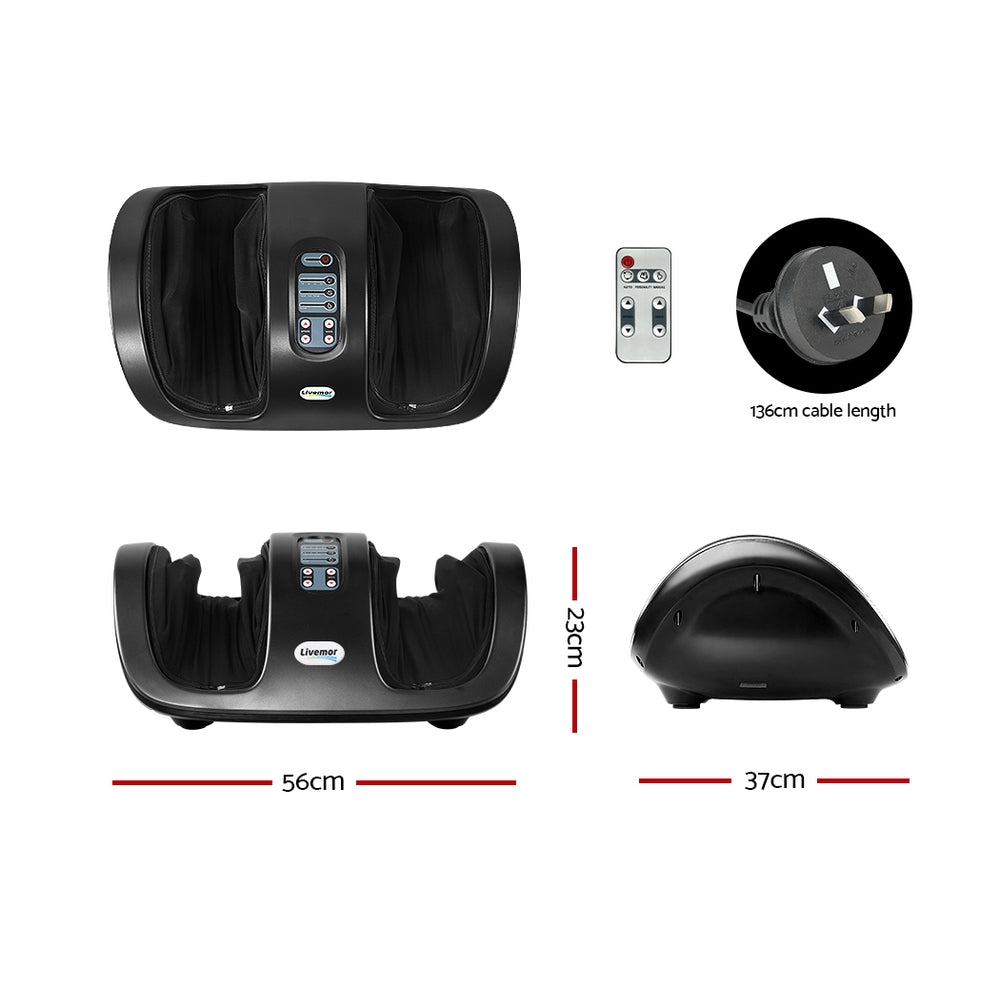 Livemor Shiatsu Foot Massager - Black