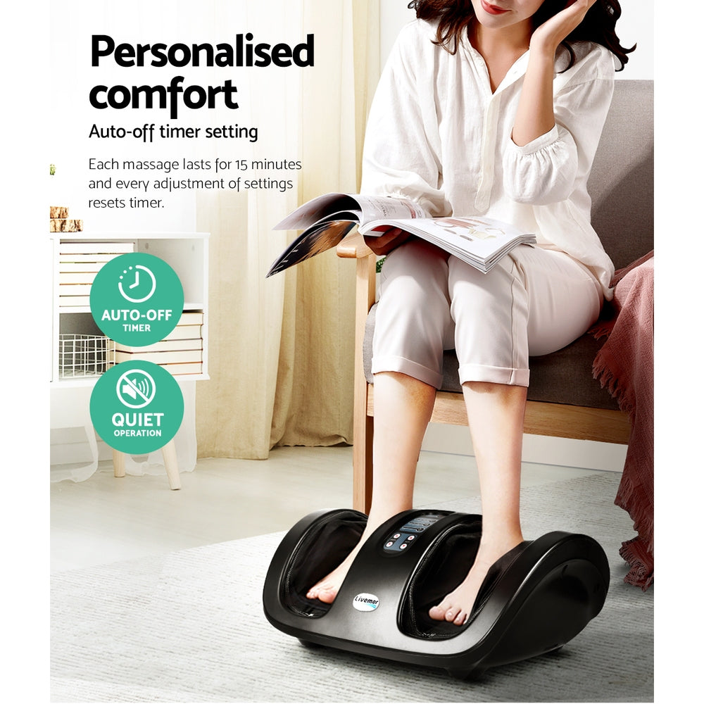 Livemor Shiatsu Foot Massager - Black