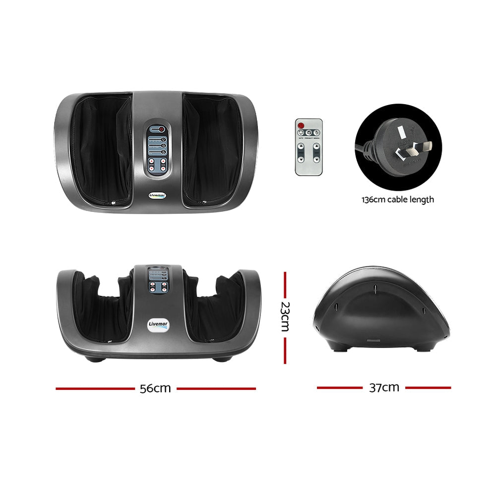 Livemor Shiatsu Foot Massager - Grey
