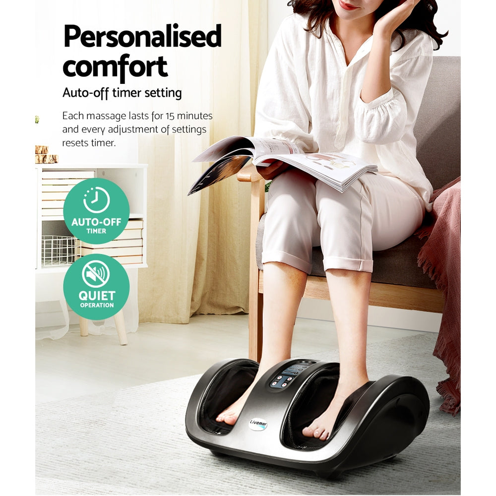 Livemor Shiatsu Foot Massager - Grey