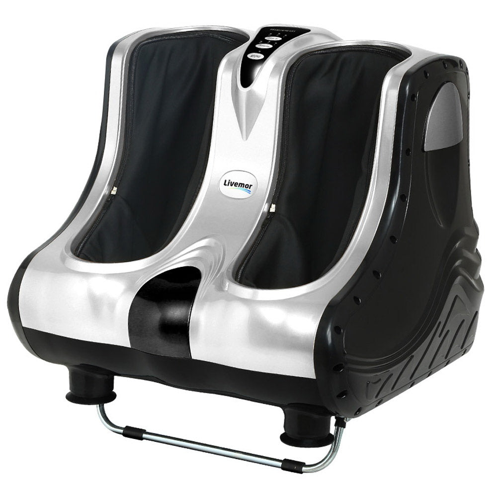 Livemor Leg Massager Shiatsu Rolling - Silver