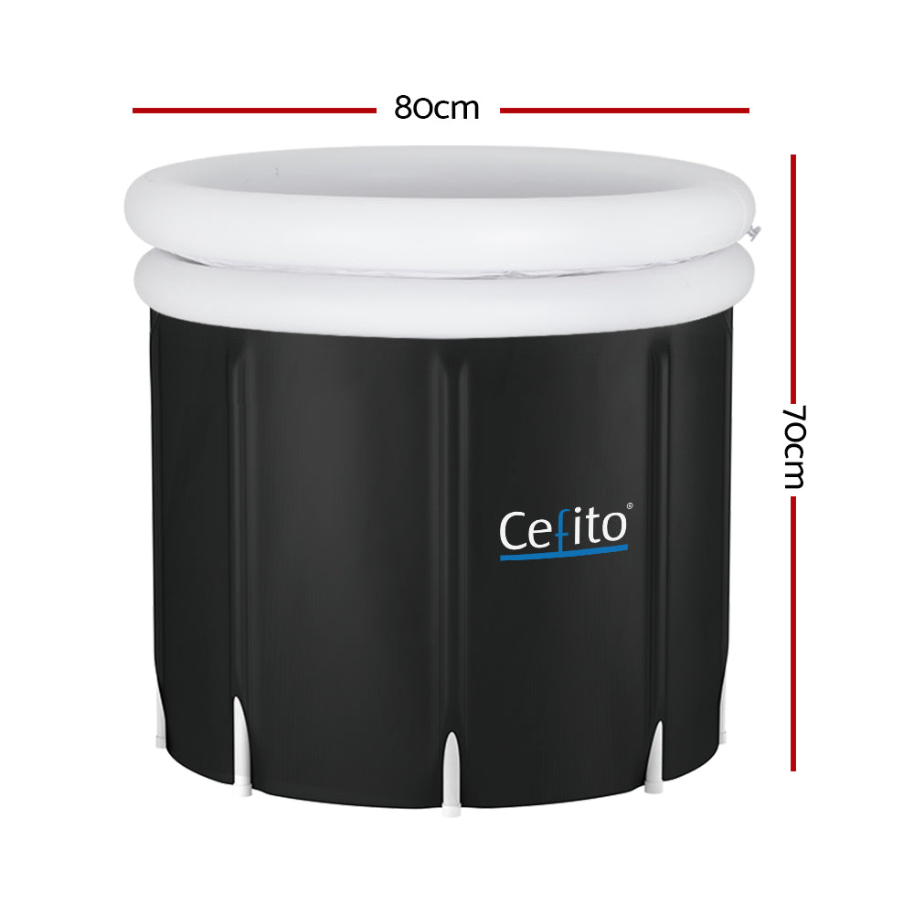 Weisshorn Portable Ice Bath Tub 70x80cm
