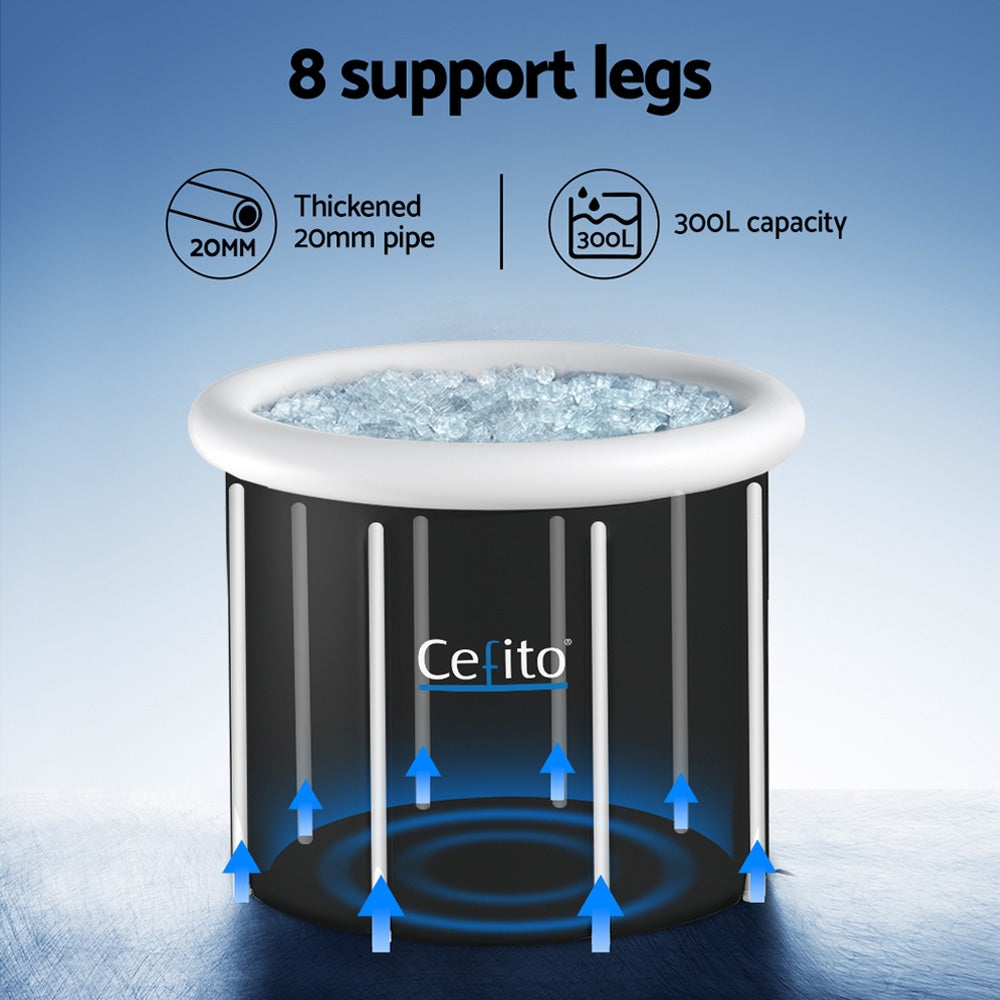 Weisshorn Portable Ice Bath Tub 70x80cm