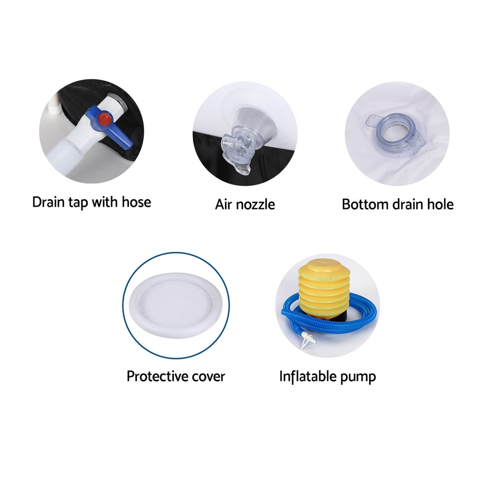 Weisshorn Portable Ice Bath Tub 70x80cm