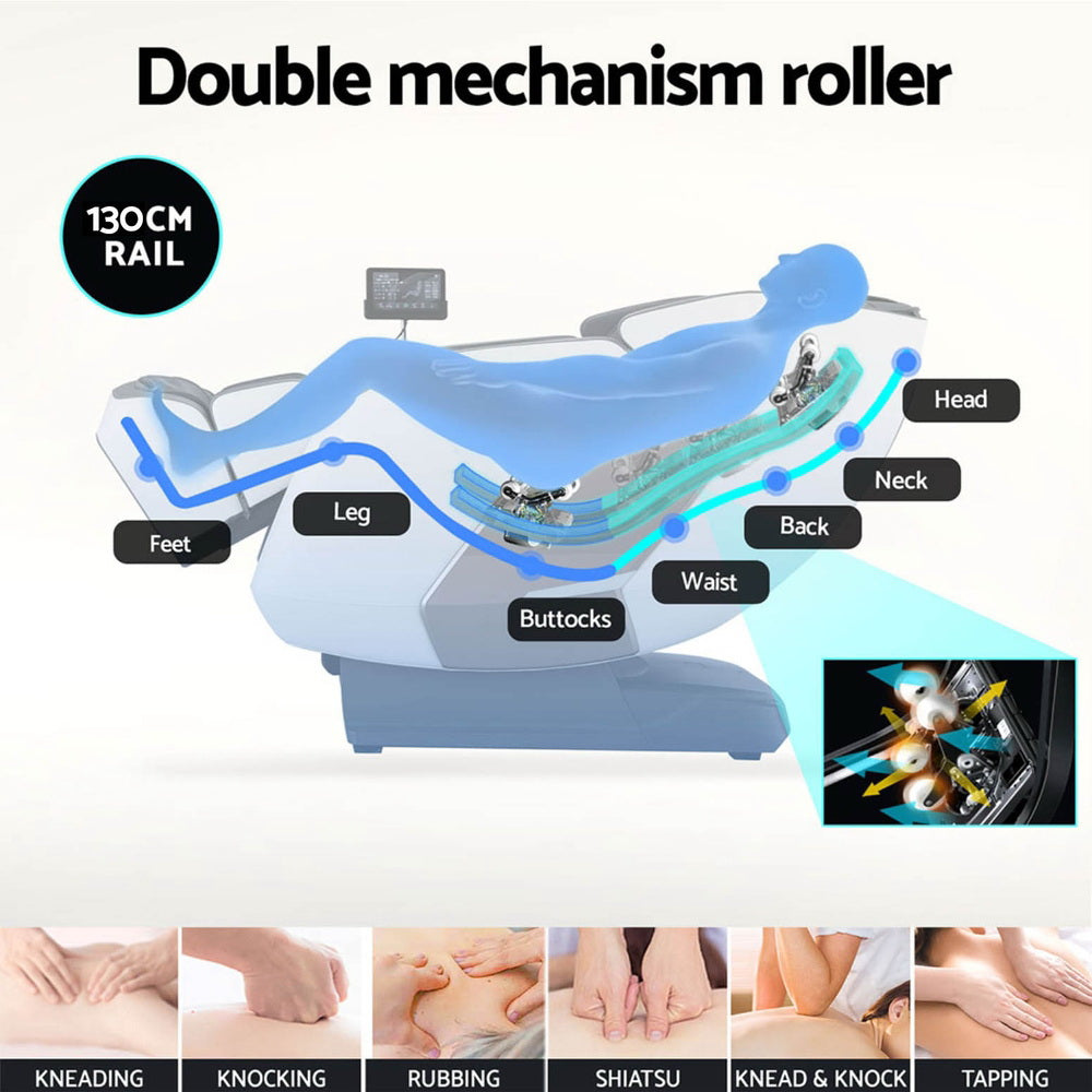 4D Massage Chair - Sina Gray