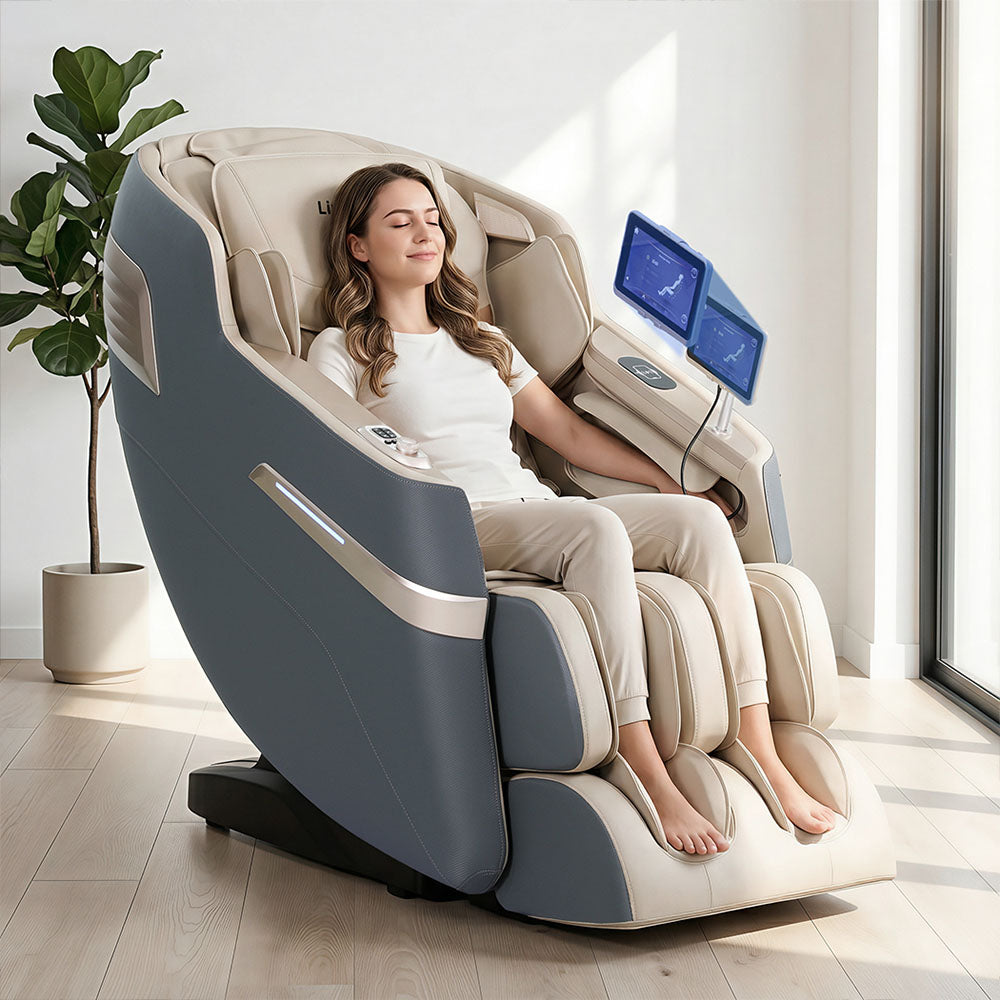 4D Massage Chair - Sina Gray