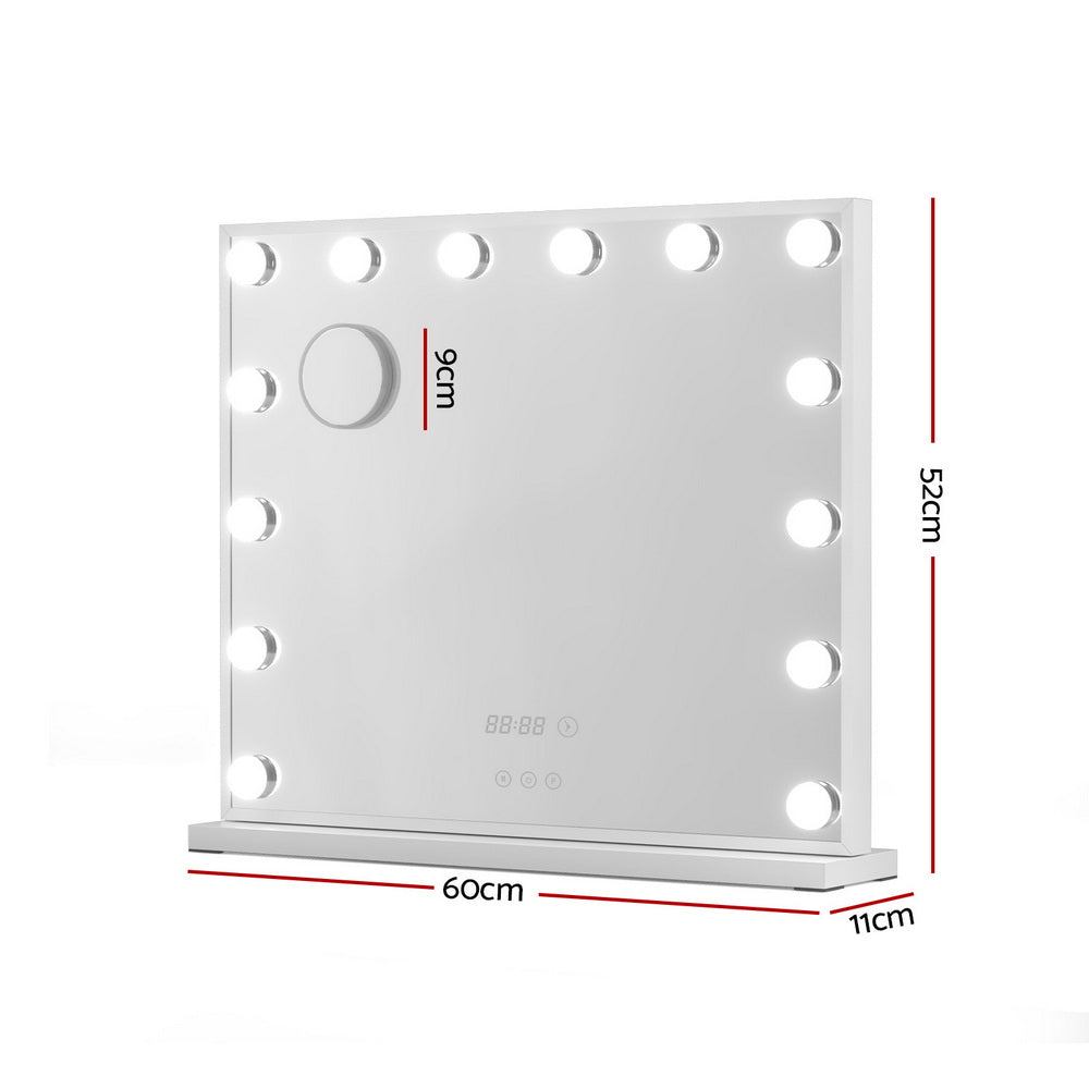 60x52cm Hollywood Vanity Mirror - White