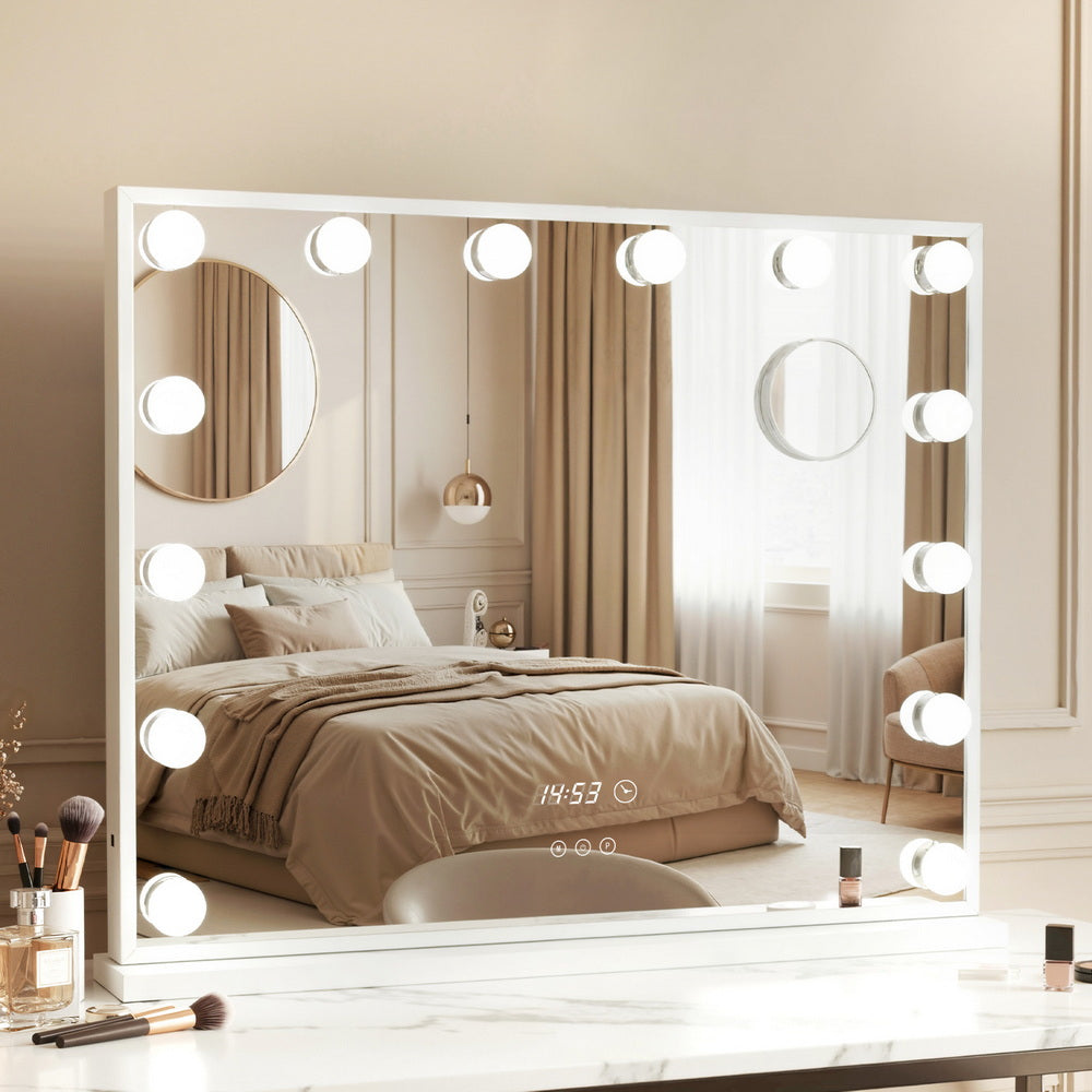 60x52cm Hollywood Vanity Mirror - White