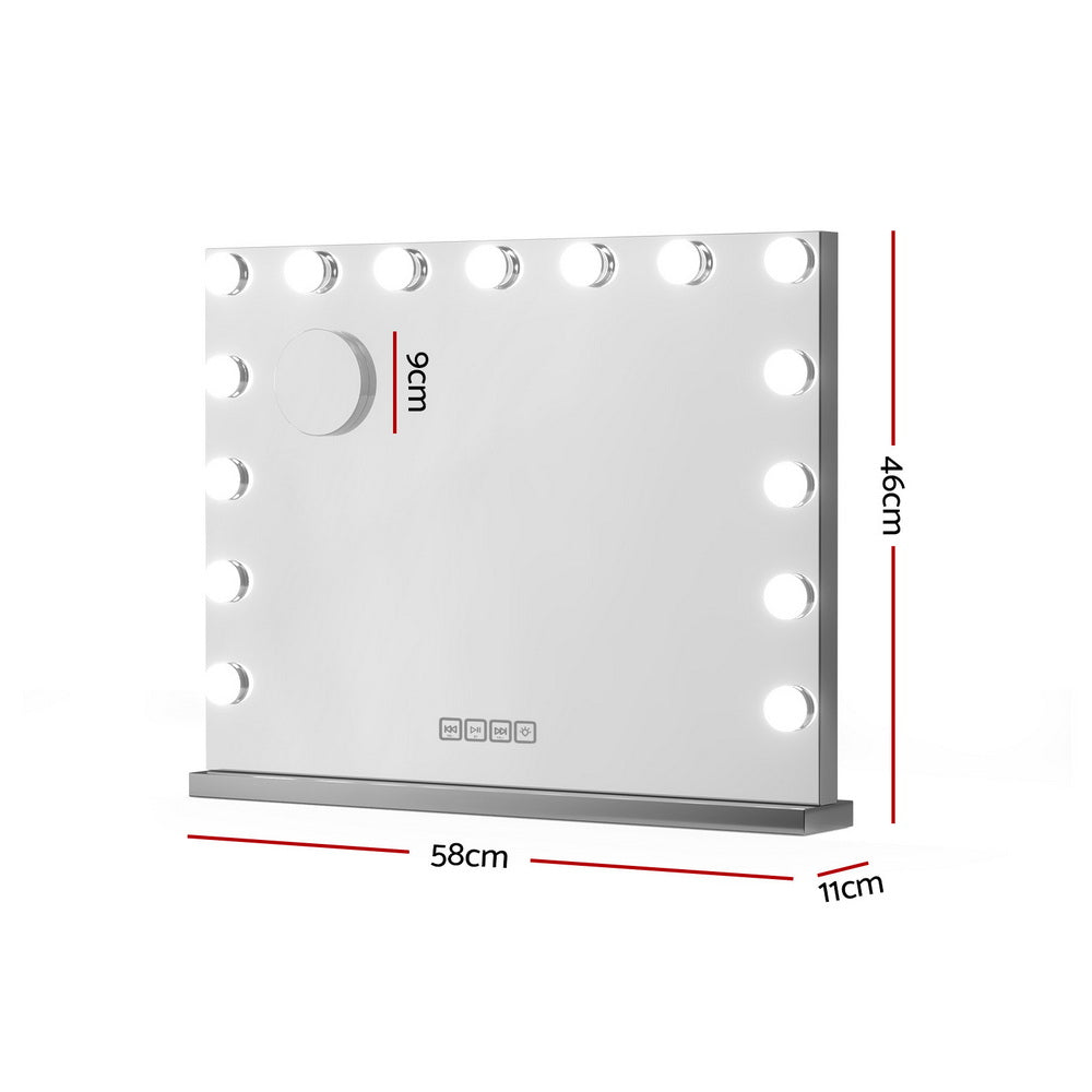 58x46cm Bluetooth LED Vanity Mirror
