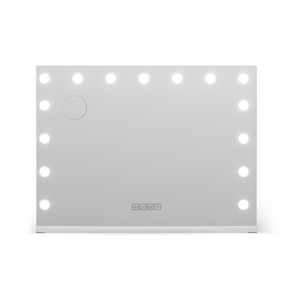 80x58cm Bluetooth Hollywood Wall Mirror