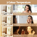 80x58cm Bluetooth Crystal LED Vanity Mirror