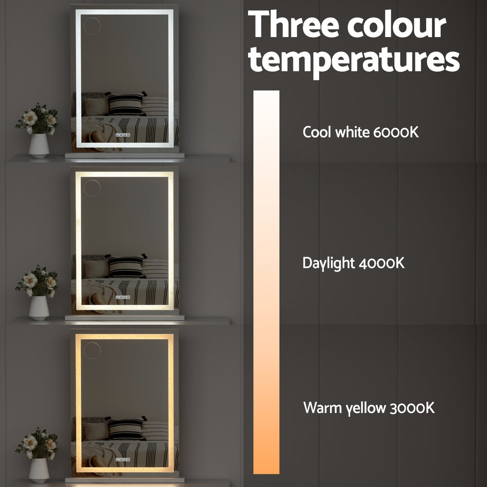 58x80cm Bluetooth Crystal Vanity Mirror