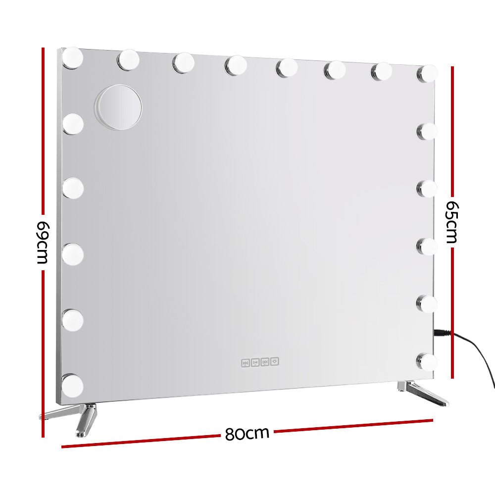80x65cm Bluetooth Hollywood Vanity Mirror