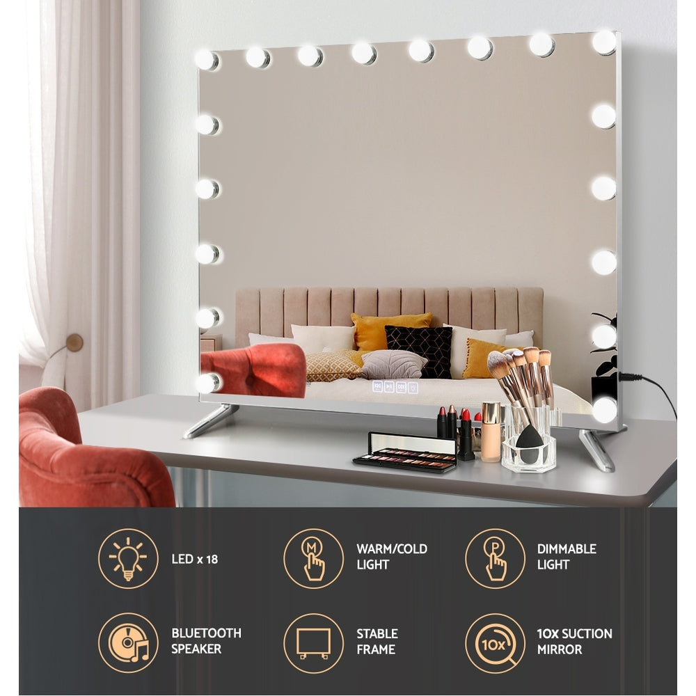 80x65cm Bluetooth Hollywood Vanity Mirror