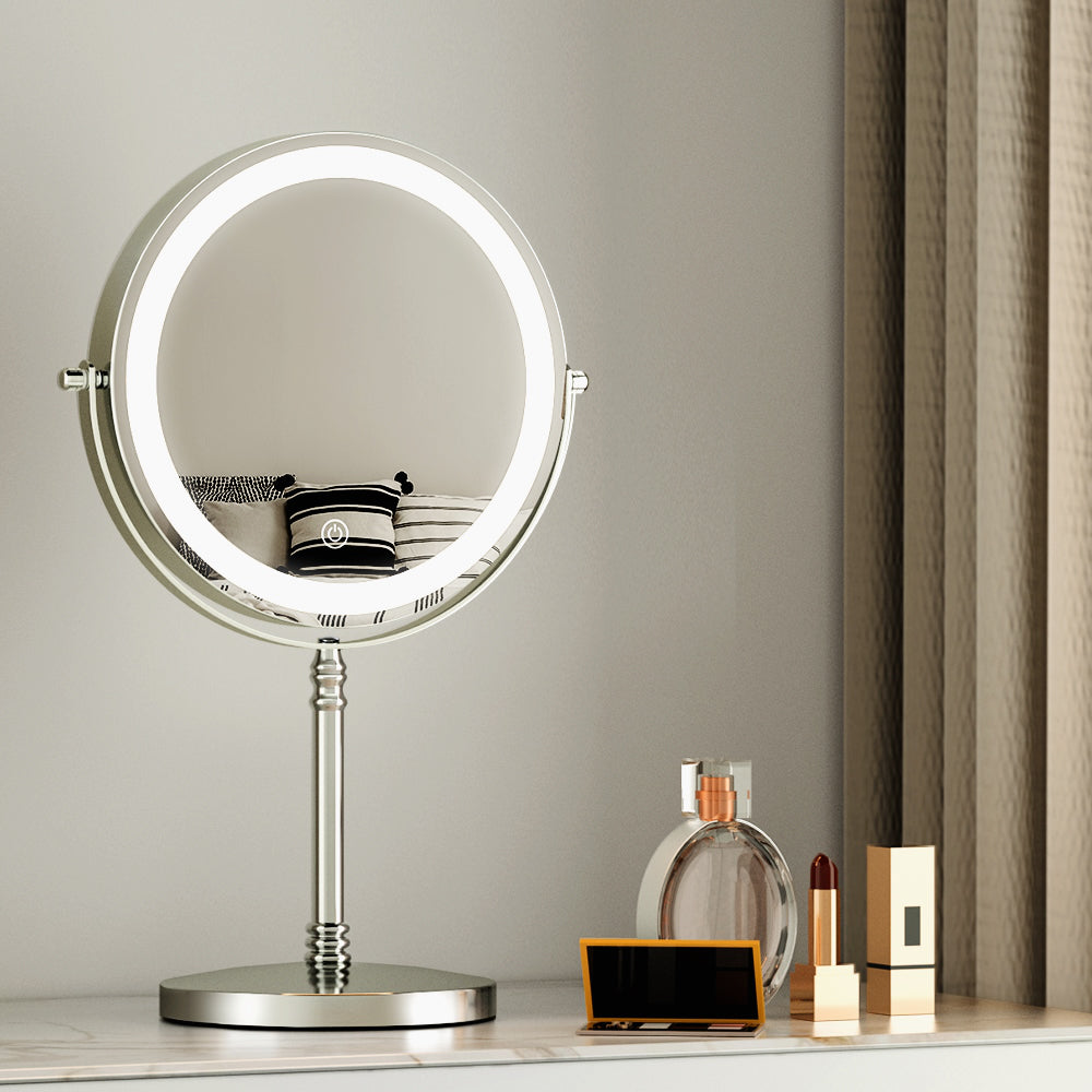 10X Magnifying LED Makeup Mirror 20x20cm