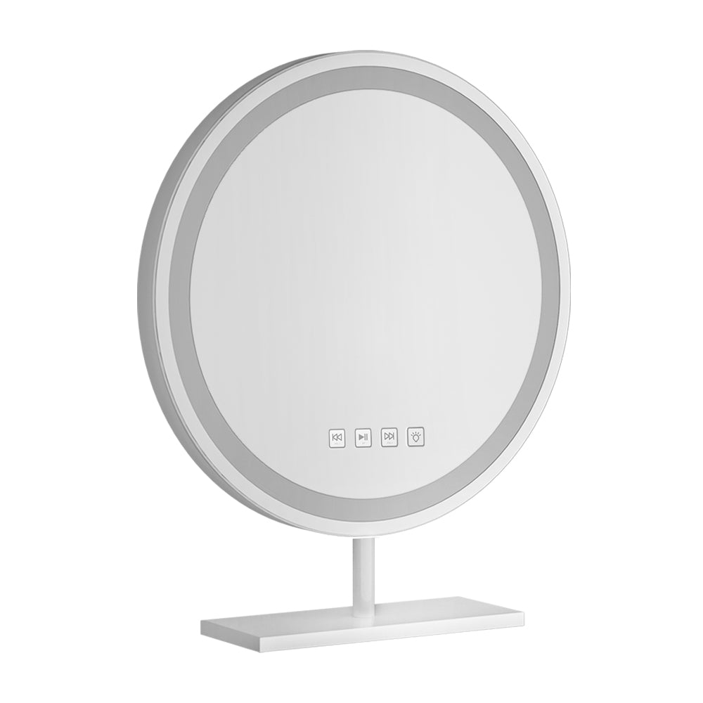 40x40cm Round Bluetooth Vanity Mirror