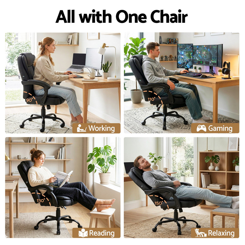 Electric 2-Point Massage Office Chair
