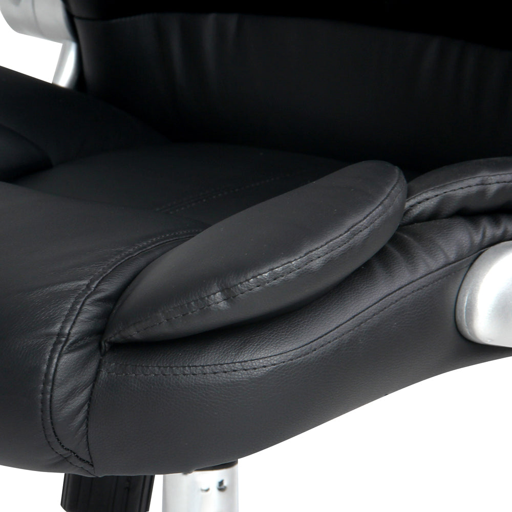 8-Point Massage Office Chair - Black