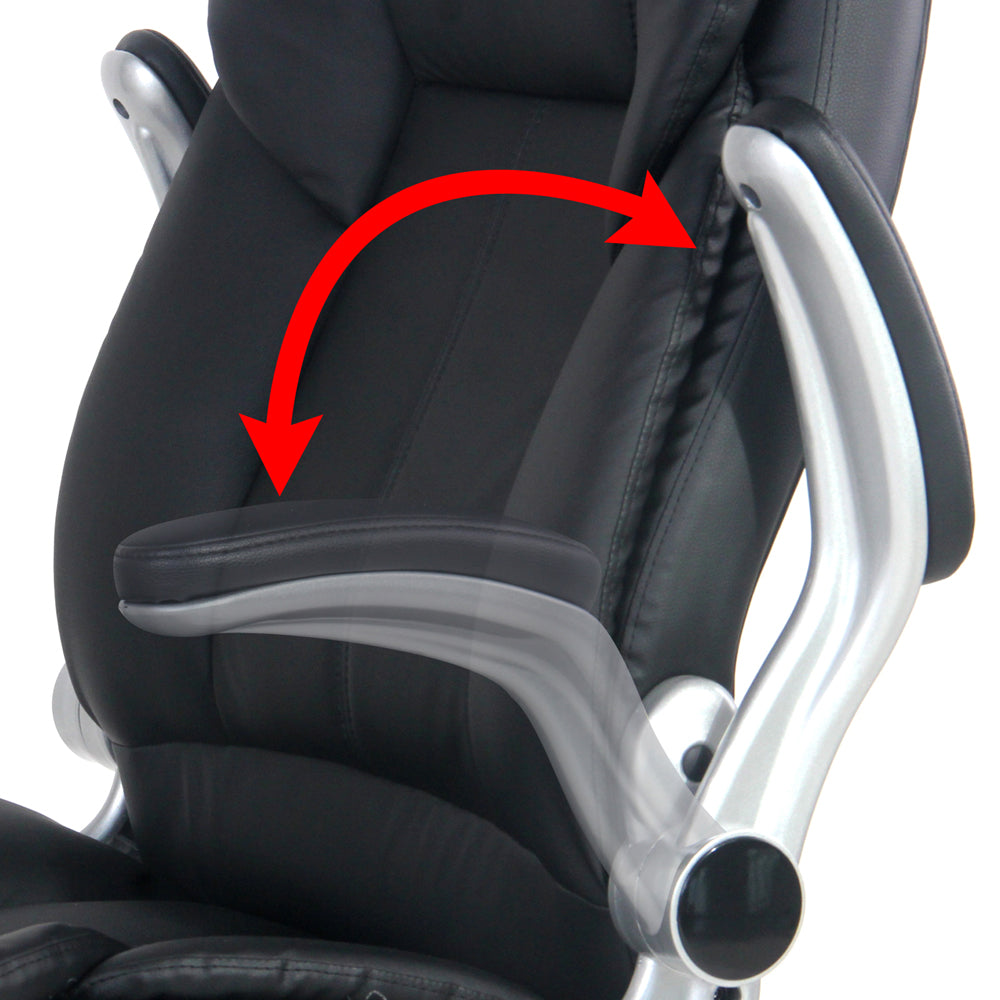 8-Point Massage Office Chair - Black