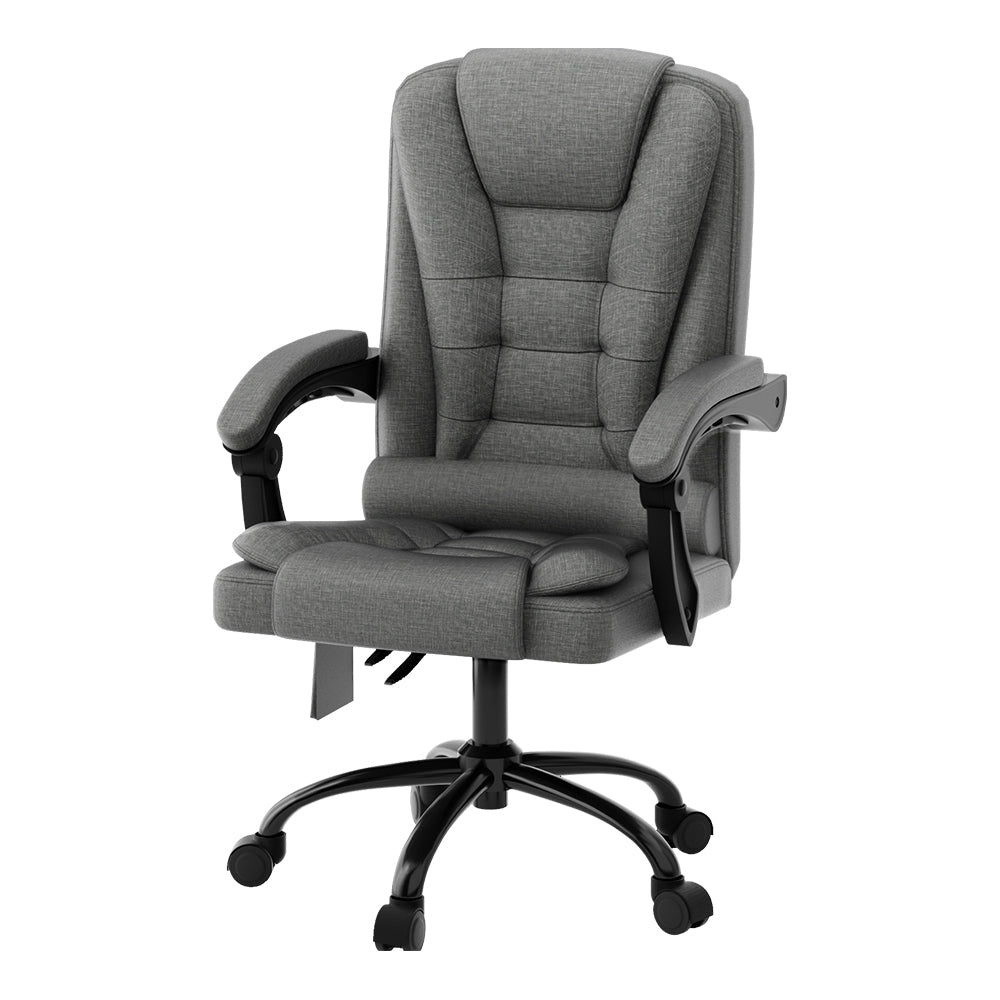 2-Point Massage Office Chair - Fabric