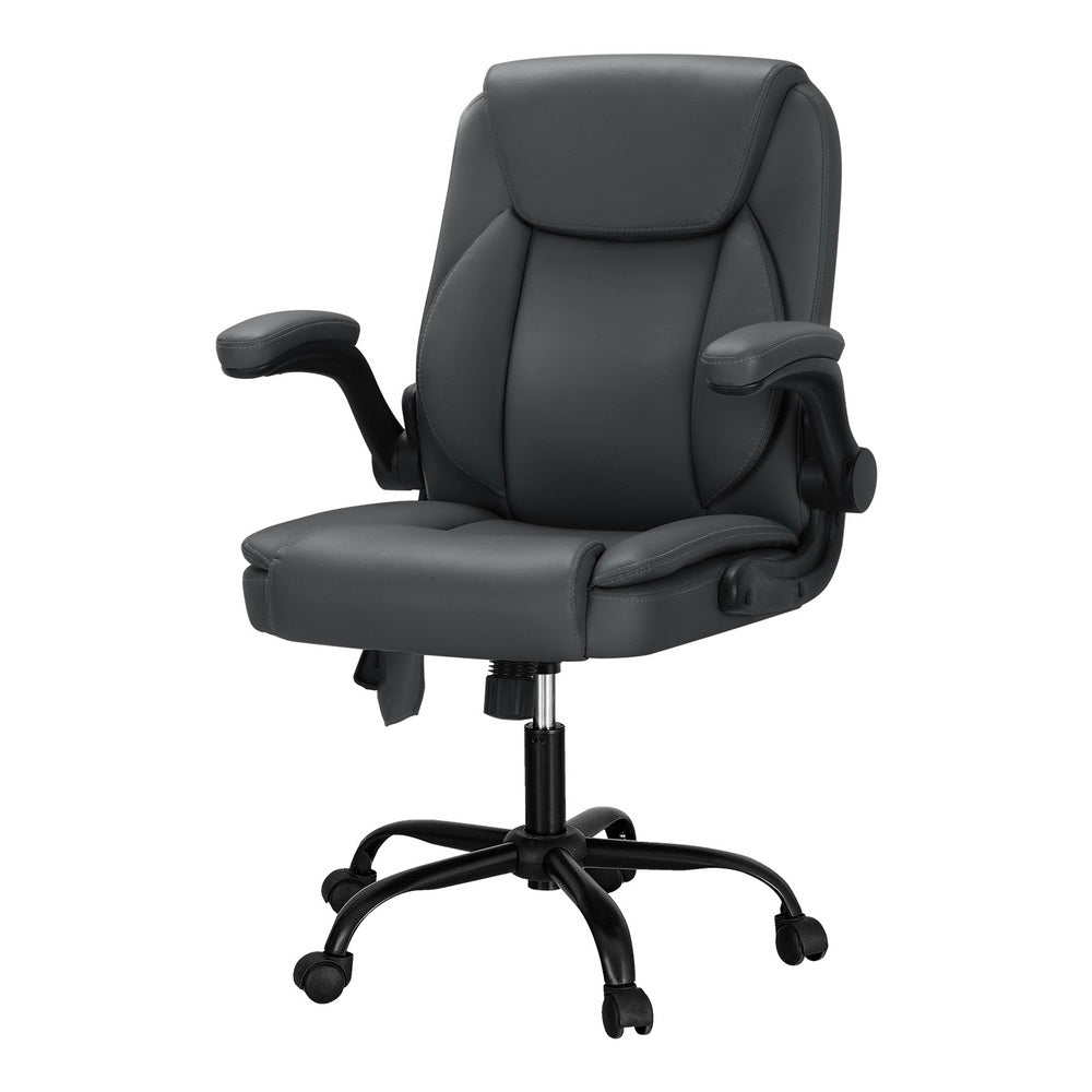2-Point Massage Office Chair - Leather