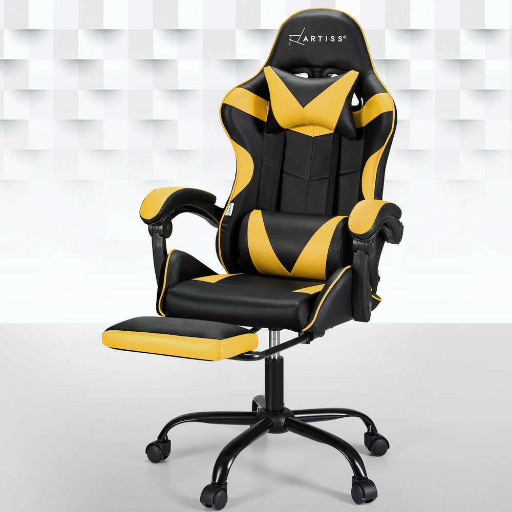 2-Point Massage Gaming Chair - Multi-Colour
