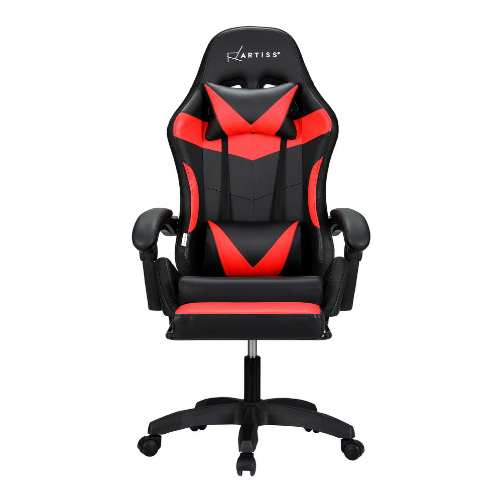 6-Point Massage Gaming Chair with LED