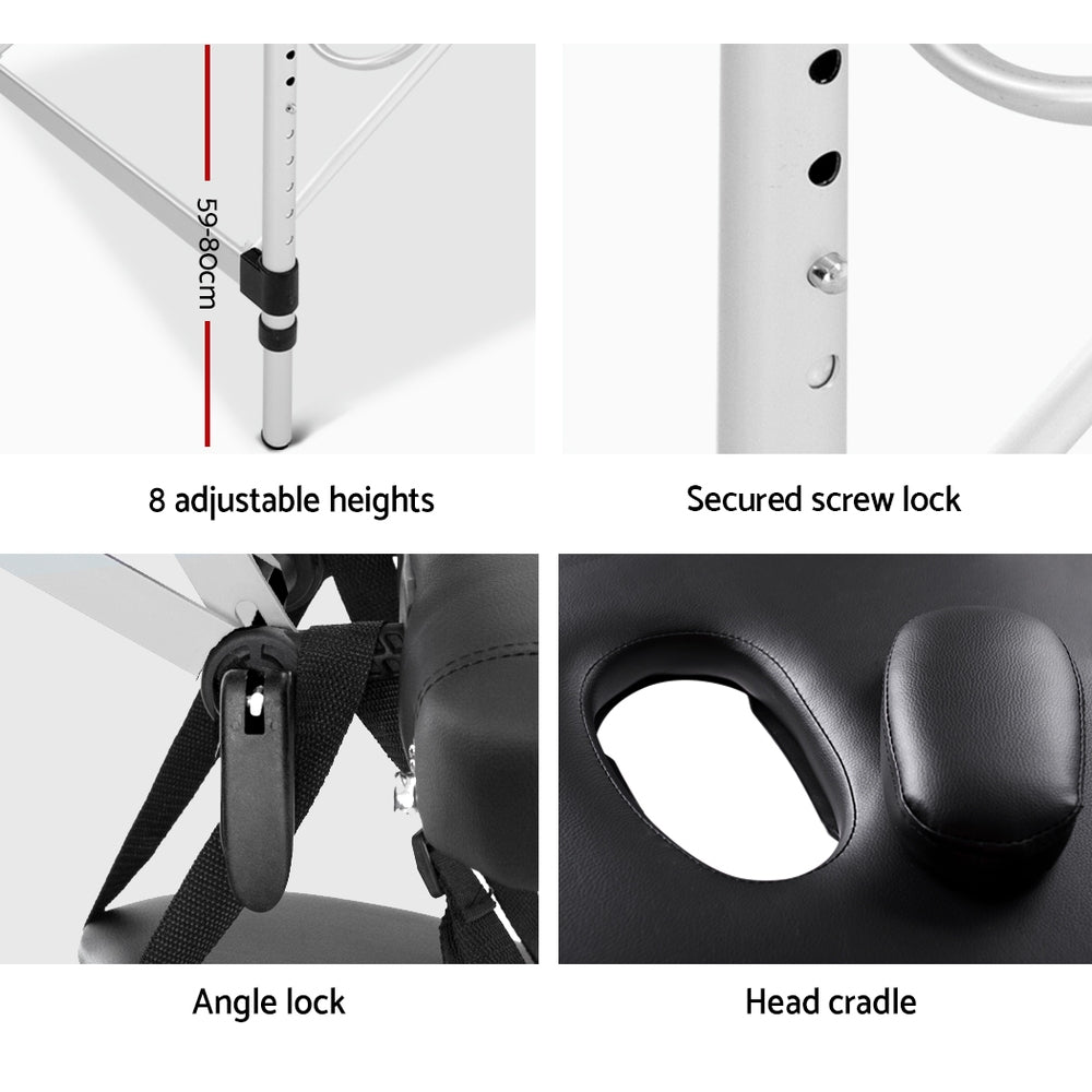 75cm Adjustable Portable Massage Table