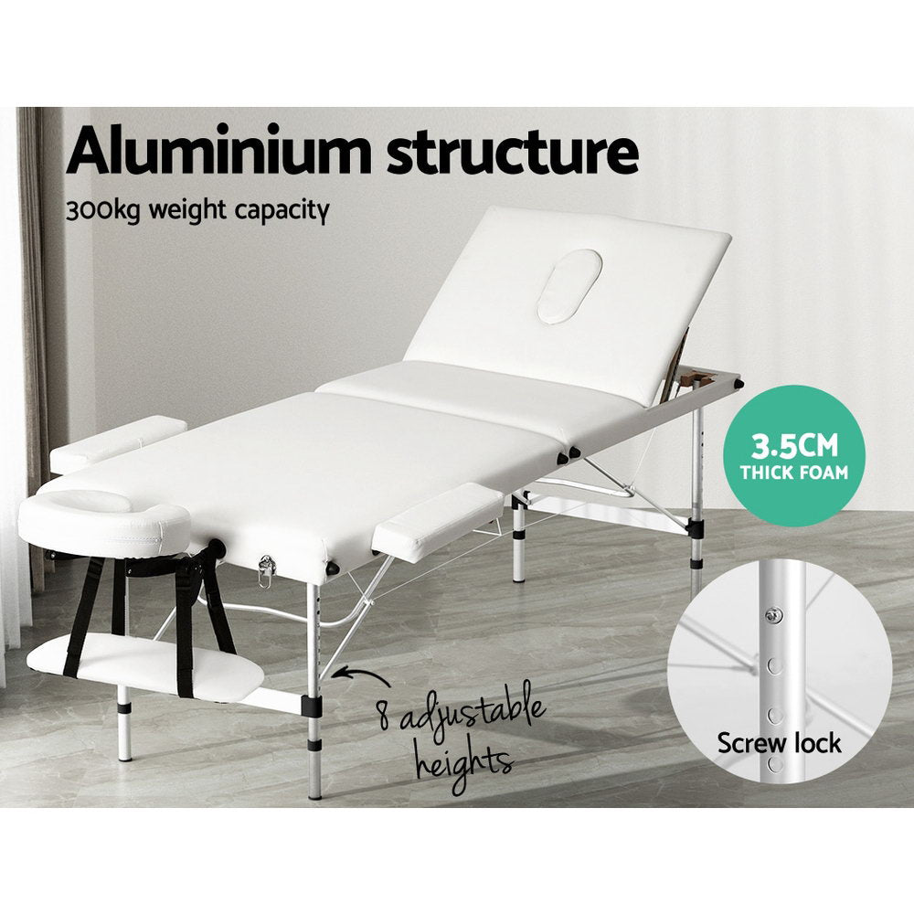 85cm Portable 3-Fold Massage Table