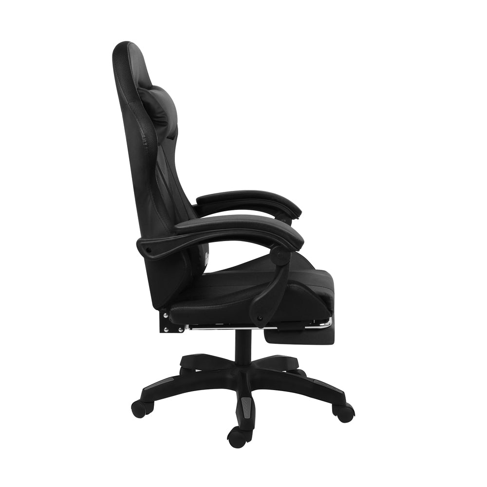 LED Gaming Chair with 8-Point Massage