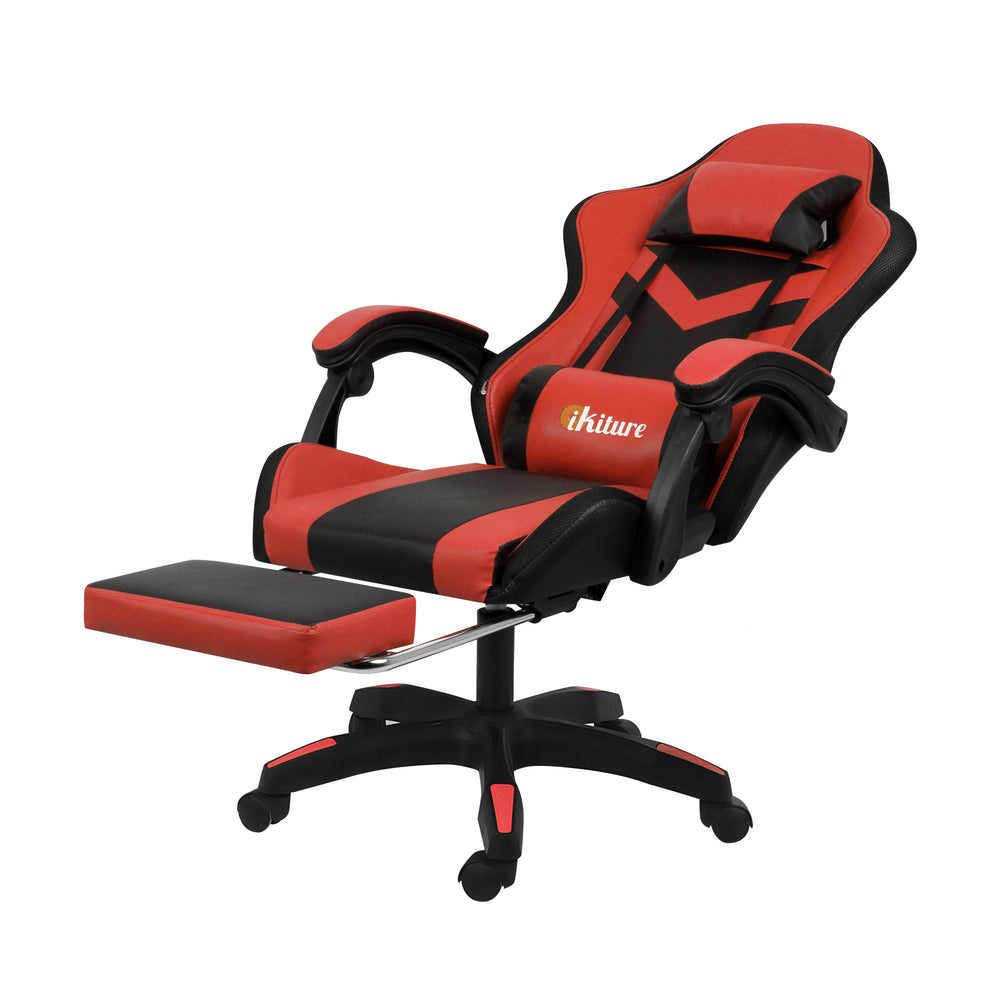 LED Gaming Chair with 8-Point Massage