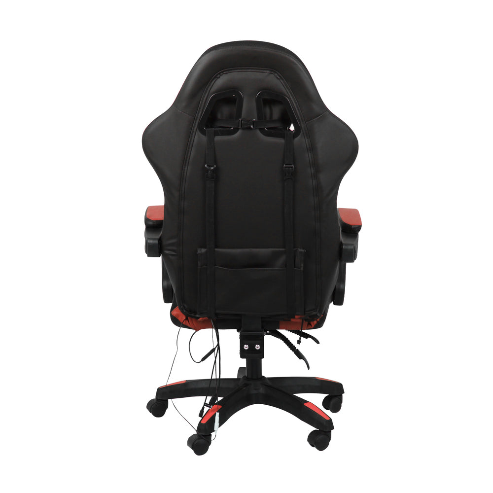 LED Gaming Chair with 8-Point Massage