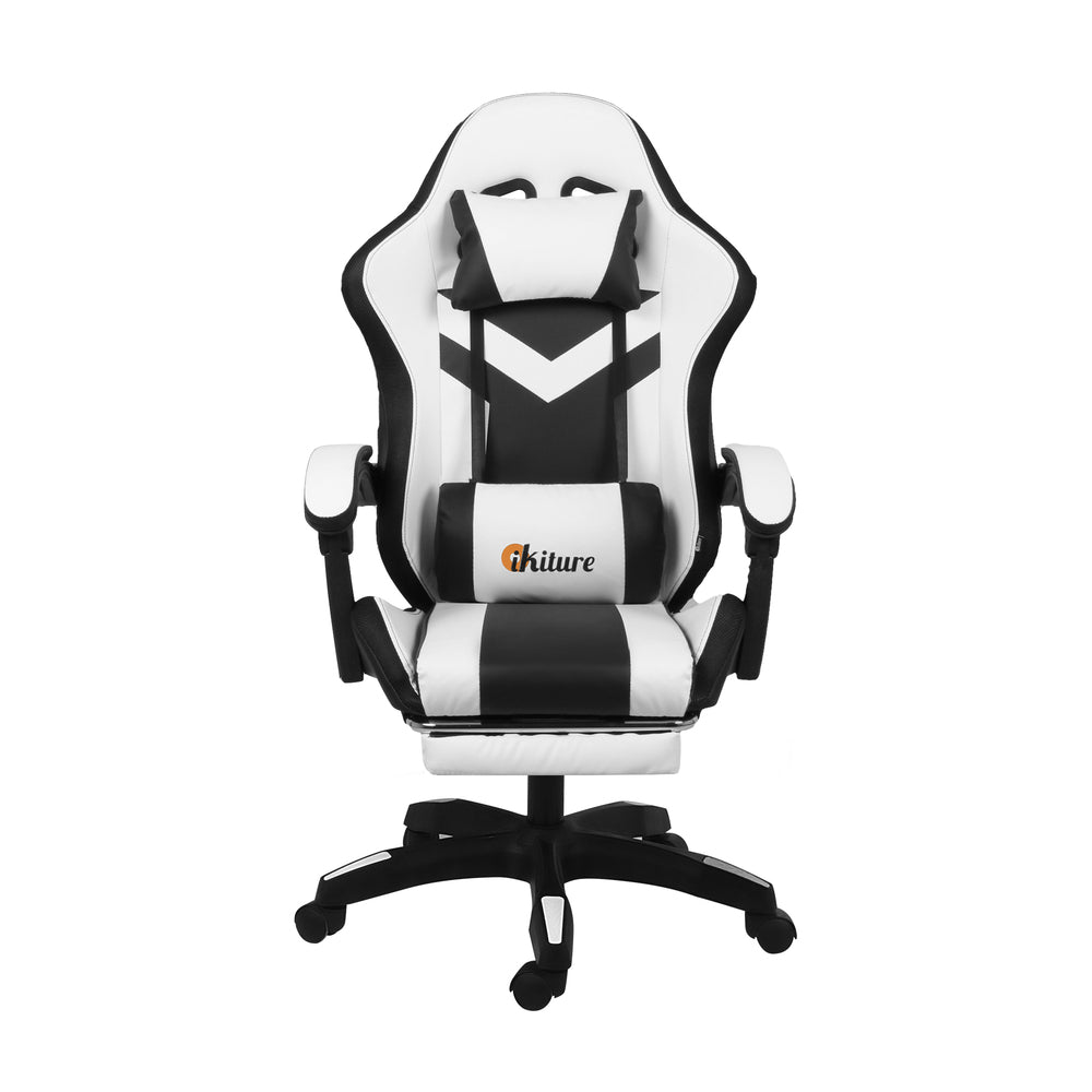 LED Gaming Chair with 8-Point Massage