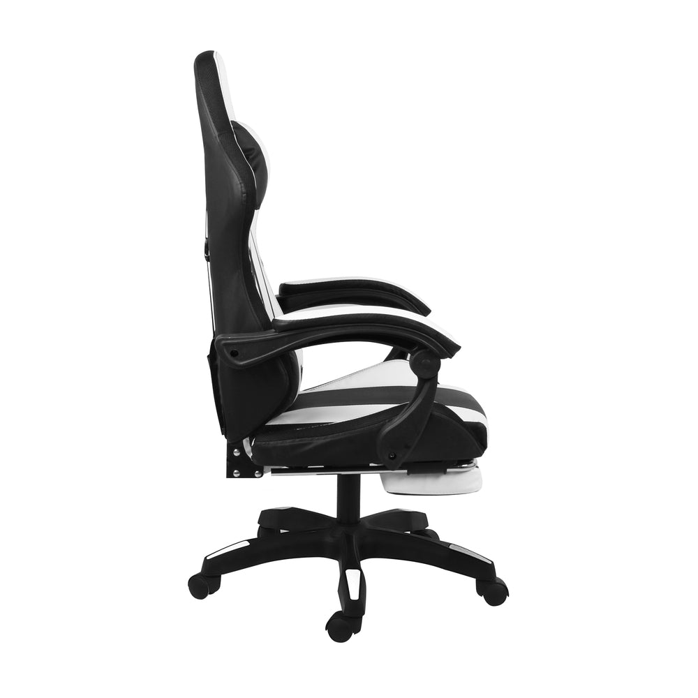 LED Gaming Chair with 8-Point Massage