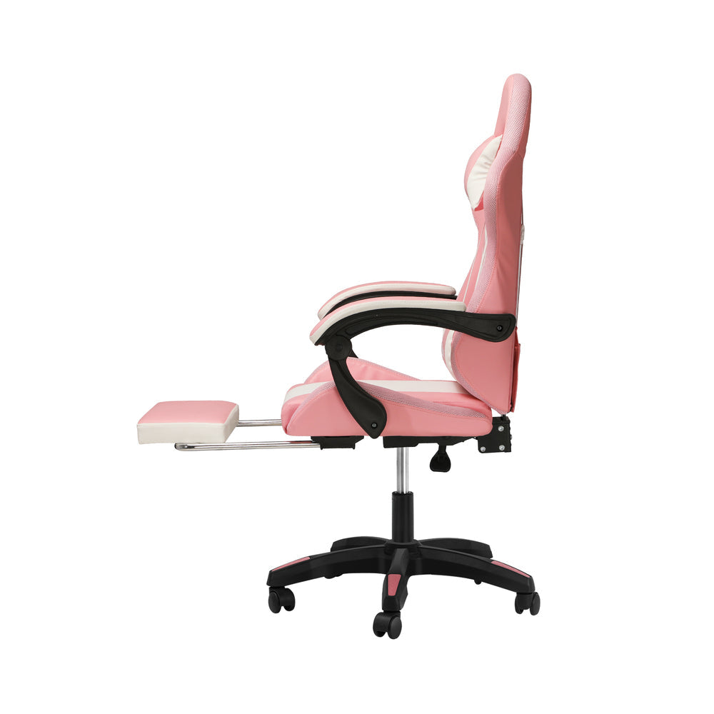 LED Gaming Chair with 8-Point Massage