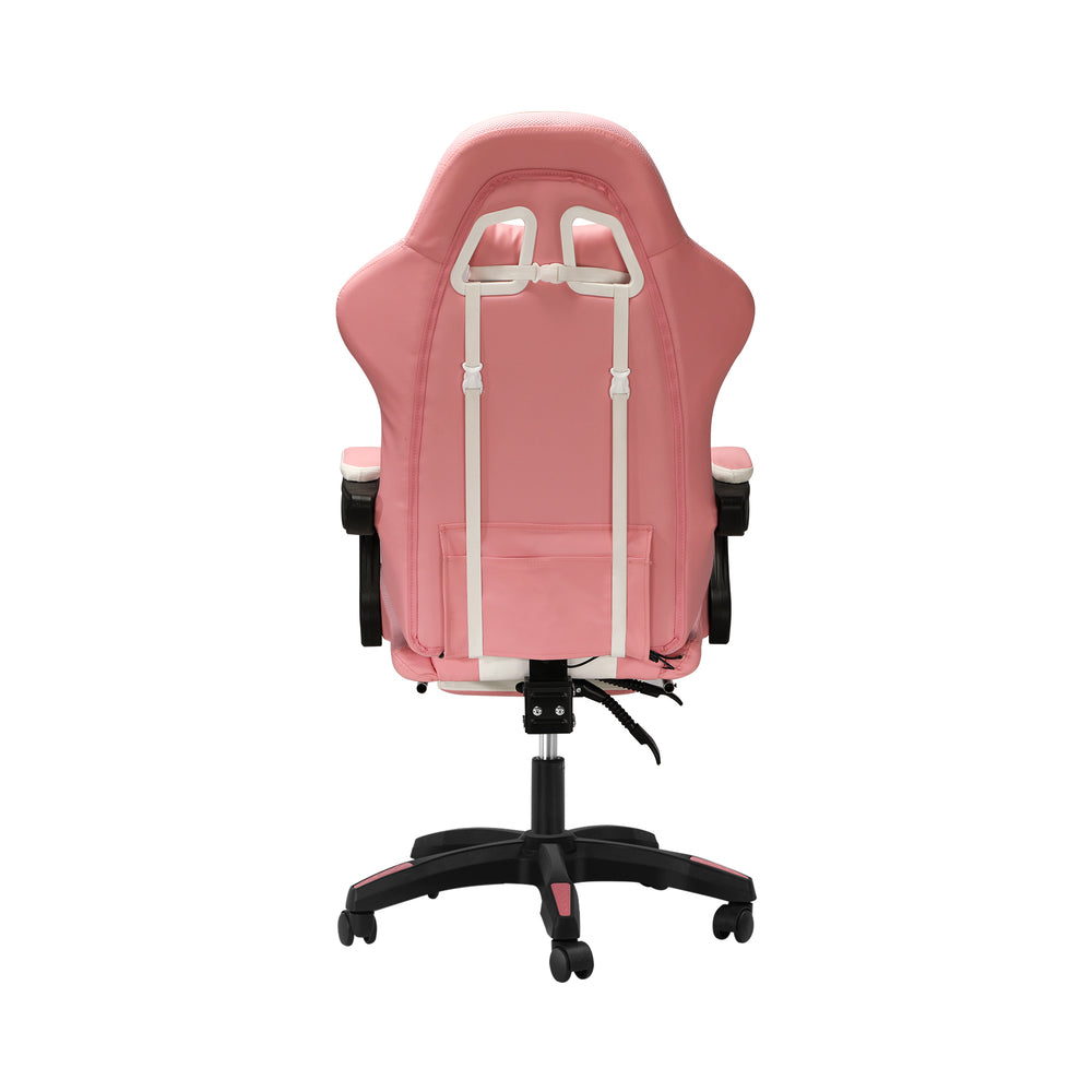 LED Gaming Chair with 8-Point Massage