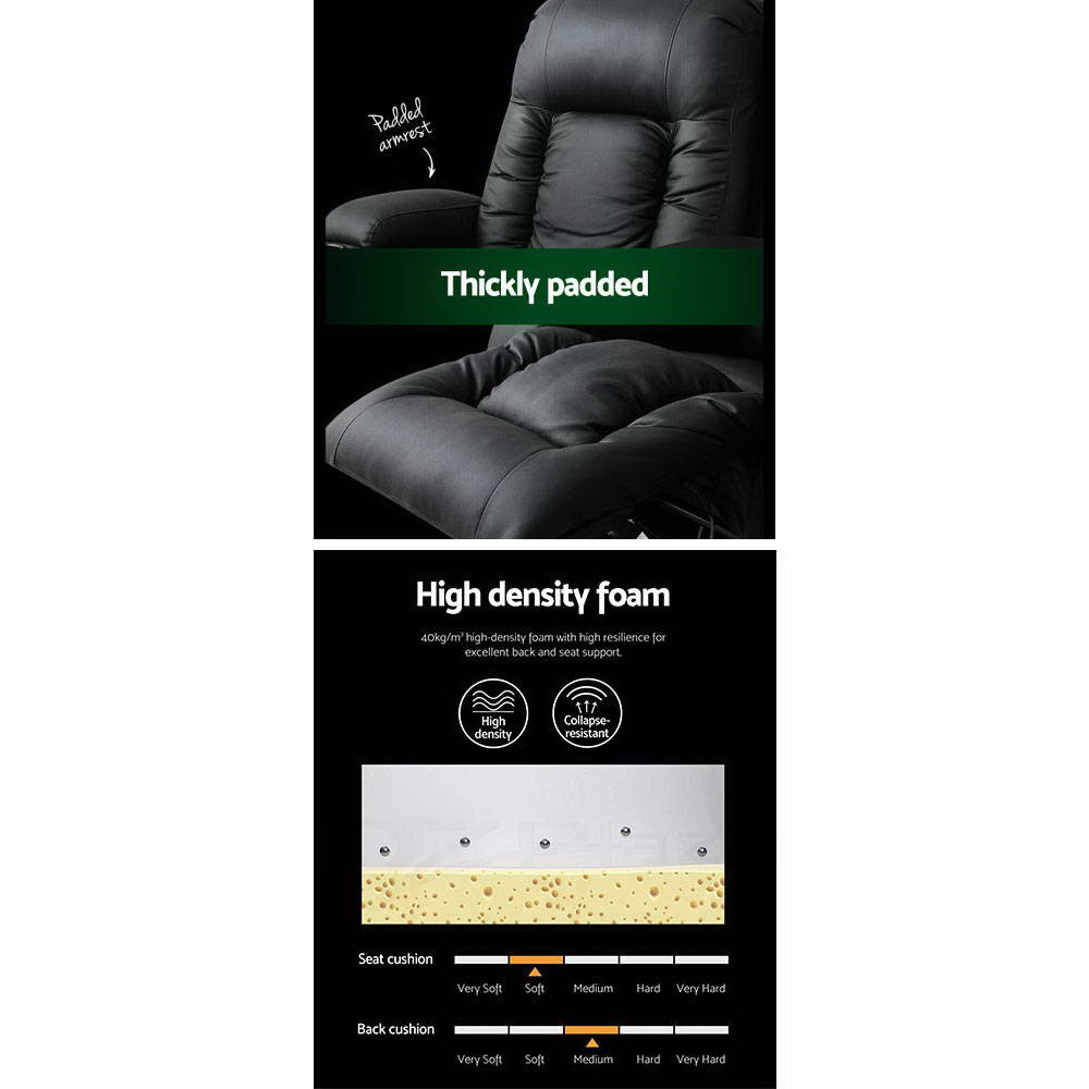 Heated Massage Recliner Chair - Cabin