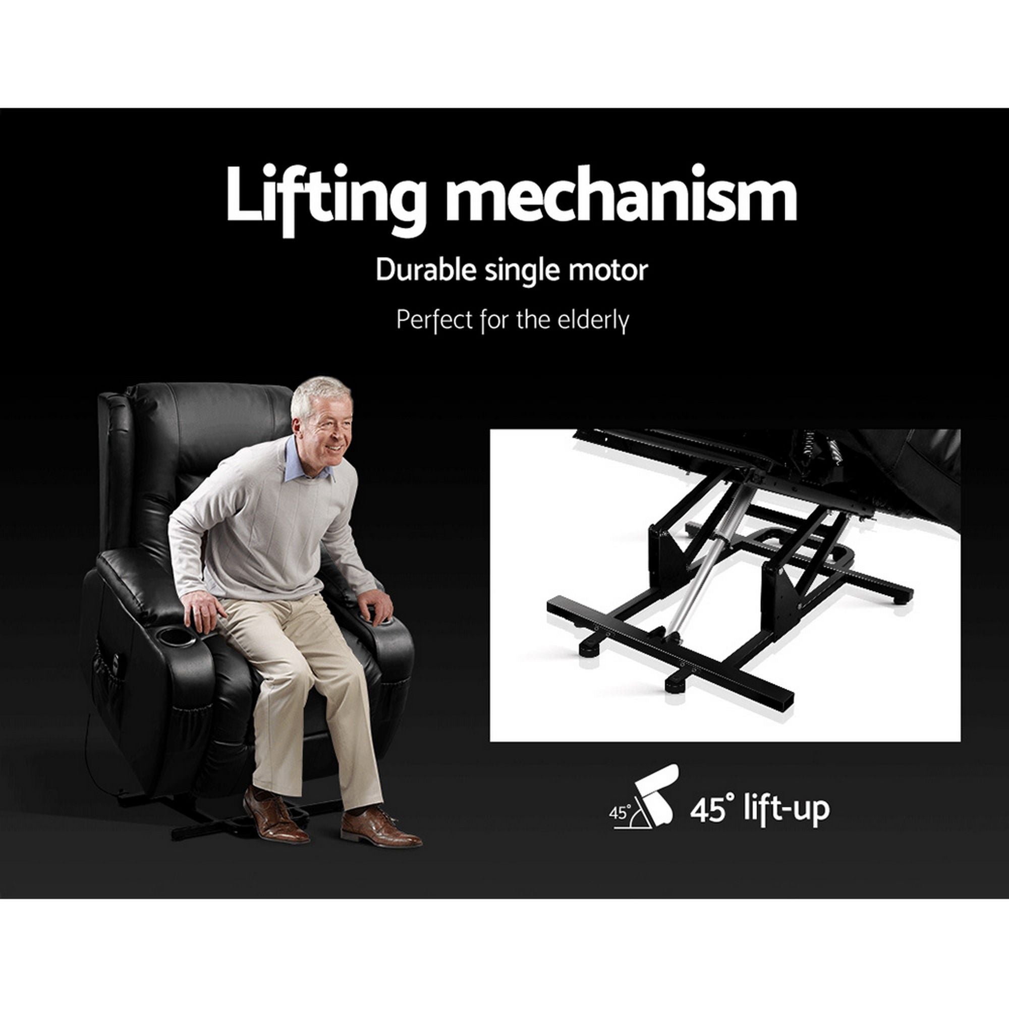 Heated Massage Lift Recliner Chair