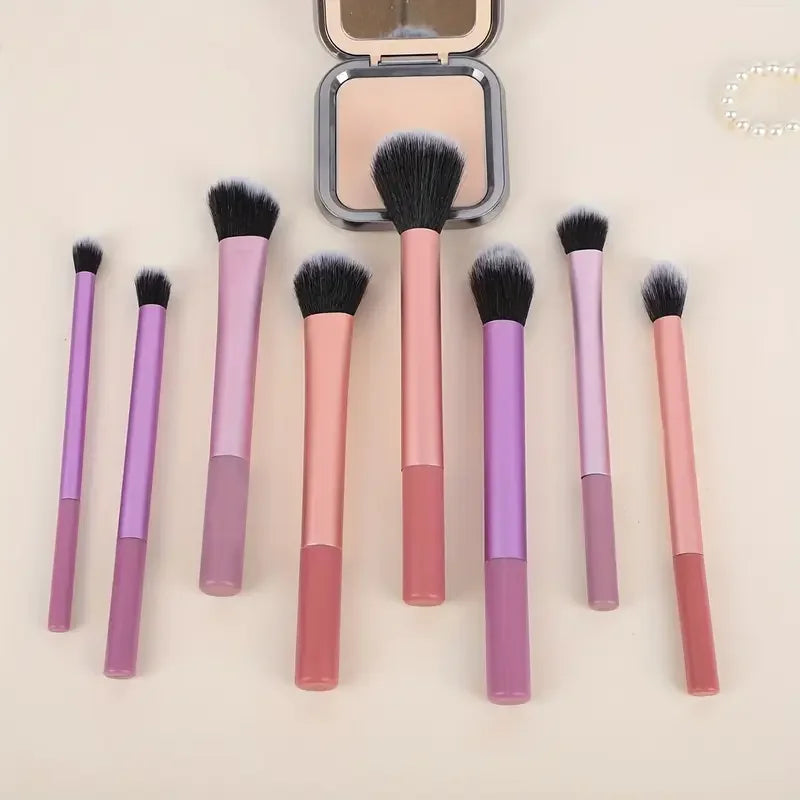 8-Piece Synthetic Makeup Brush Set