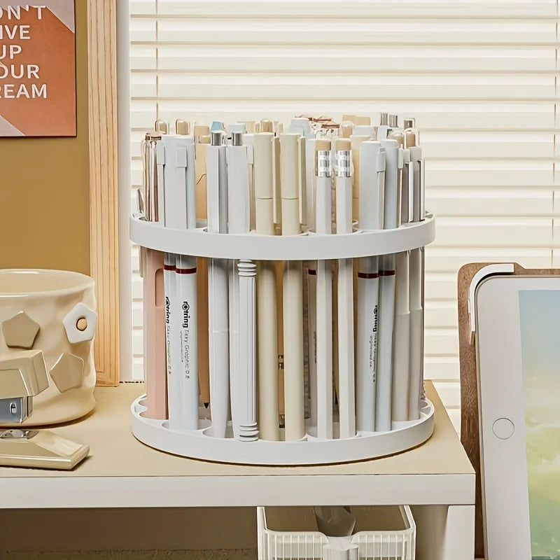 360° Rotating Makeup Brush Holder