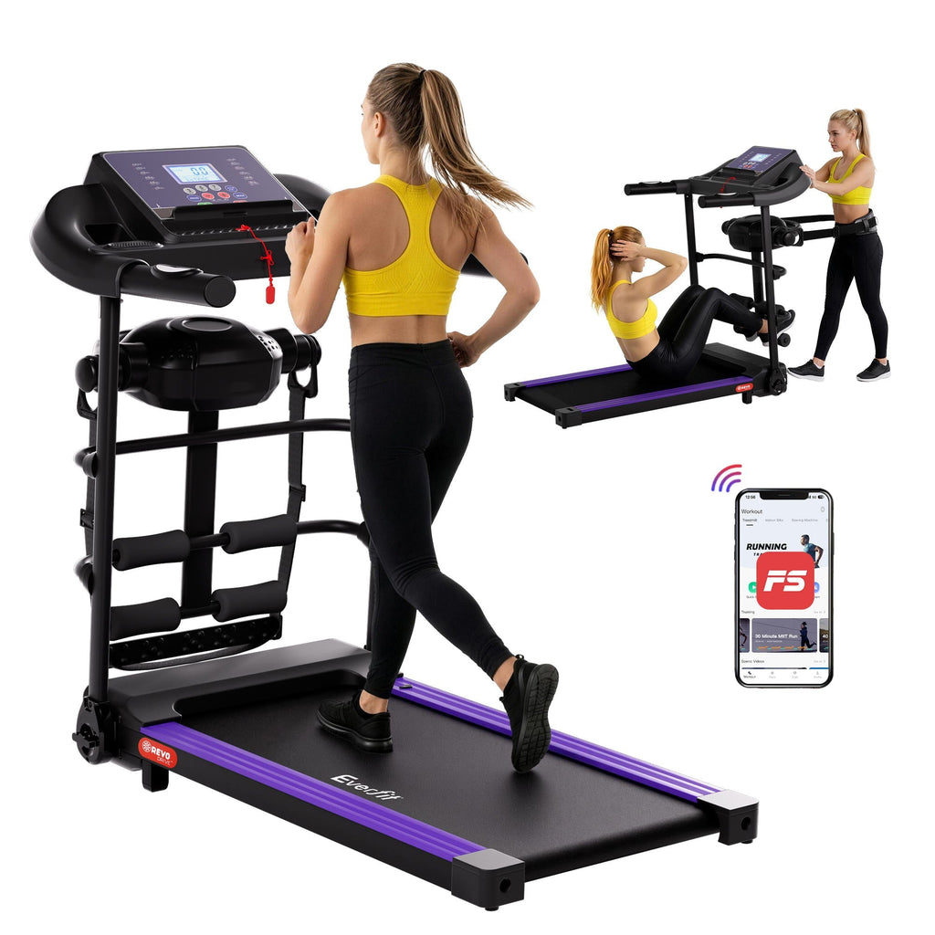Electric Treadmill 400mm with Massage Belt
