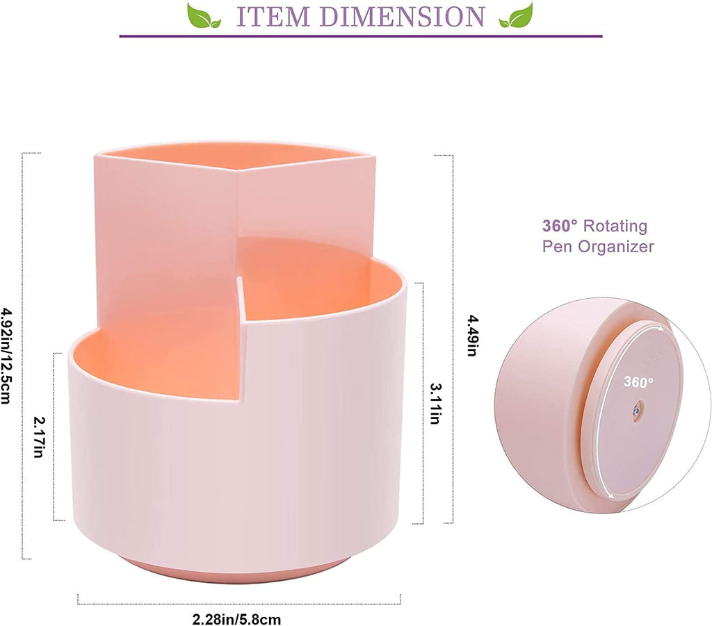 360° Rotating 3-Layer Desk Organiser