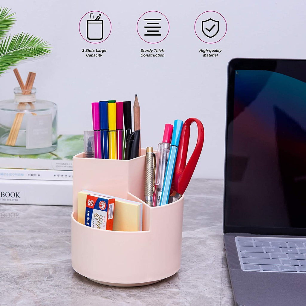 360° Rotating 3-Layer Desk Organiser
