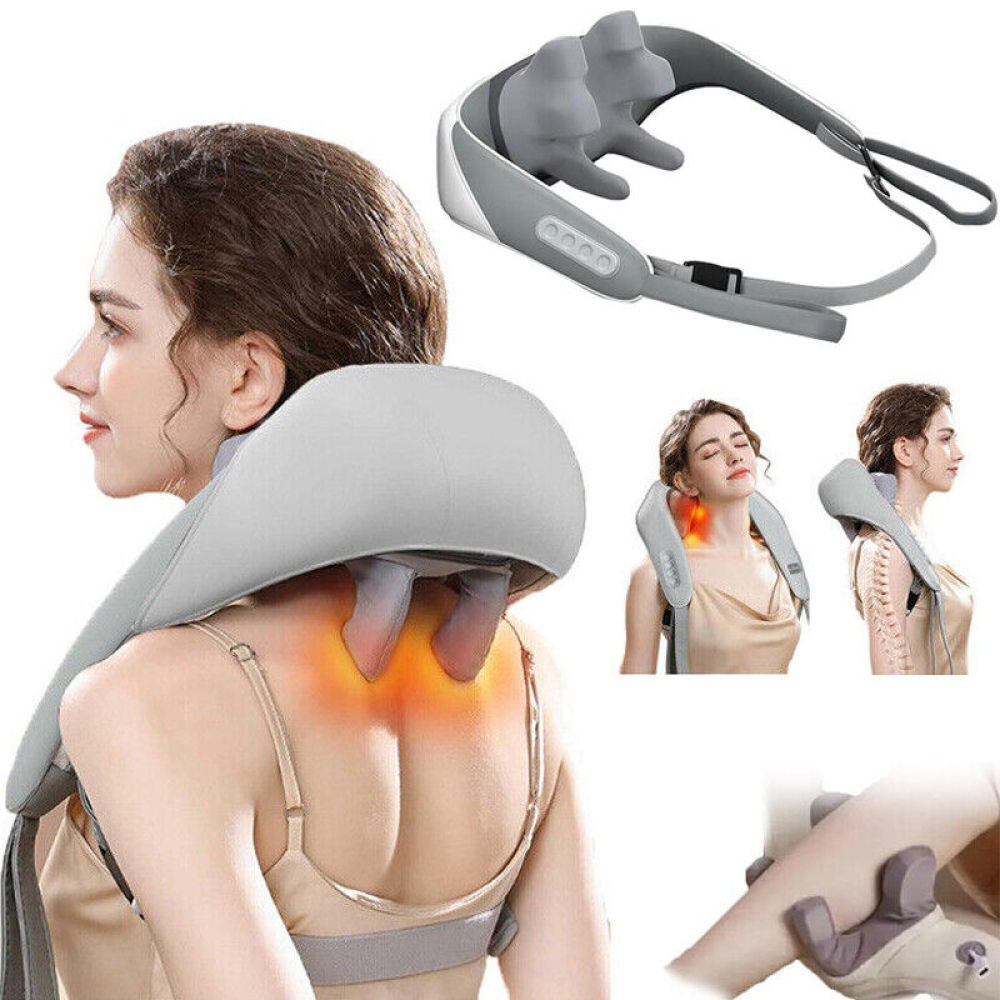 Heated Neck & Shoulder Massager - 6 Heads