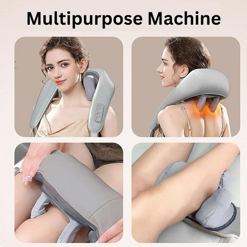 Heated Neck & Shoulder Massager - 6 Heads