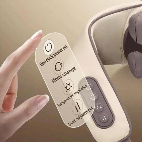 Heated Neck & Shoulder Massager - 6 Heads